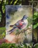 Pigeon Garden Flag Mailbox Flag Decorative Yard Flag Banner Outside Patio Artwork Yard Flower Beds, Garden Size, Multicolor