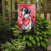 Borzoi My Valentine Garden Flag Mailbox Flag Decorative Yard Flag Banner Outside Patio Artwork Yard Flower Beds, Garden Size, Multicolor