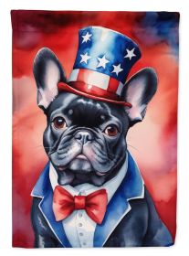 French Bulldog Patriotic American Garden Flag Mailbox Flag Decorative Yard Flag Banner Outside Patio Artwork Yard Flower Beds, Garden Size, Multicolor (Default: Default)