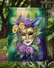 Mask Mardi Gras Garden Flag Mailbox Flag Decorative Yard Flag Banner Outside Patio Artwork Yard Flower Beds, Garden Size, Multicolor