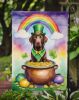 Labrador Retriever St Patrick's Day Garden Flag Mailbox Flag Decorative Yard Flag Banner Outside Patio Artwork Yard Flower Beds, Garden Size