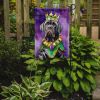 Neapolitan Mastiff King of Mardi Gras Garden Flag Mailbox Flag Decorative Yard Flag Banner Outside Patio Artwork Yard Flower Beds, Garden Size