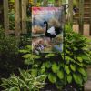 Black Swan Garden Flag Mailbox Flag Decorative Yard Flag Banner Outside Patio Artwork Yard Flower Beds, Garden Size, Multicolor