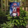 Pit Bull Terrier Patriotic American Garden Flag Mailbox Flag Decorative Yard Flag Banner Outside Patio Artwork Yard Flower Beds, Garden Size