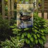 American Black Duck Garden Flag Mailbox Flag Decorative Yard Flag Banner Outside Patio Artwork Yard Flower Beds, Garden Size, Multicolor