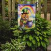 Chow Chow St Patrick's Day Garden Flag Mailbox Flag Decorative Yard Flag Banner Outside Patio Artwork Yard Flower Beds, Garden Size, Multicolor
