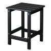 36*36*47cm Single Layer Square HDPE Side Table