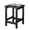36*36*47cm Single Layer Square HDPE Side Table