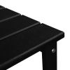 36*36*47cm Single Layer Square HDPE Side Table