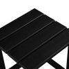 36*36*47cm Single Layer Square HDPE Side Table