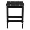 36*36*47cm Single Layer Square HDPE Side Table