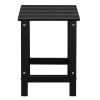 36*36*47cm Single Layer Square HDPE Side Table