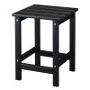 36*36*47cm Single Layer Square HDPE Side Table