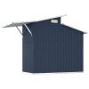 Garden Shed Anthracite Galvanized Steel